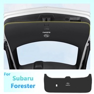 Car Rear Trunk Tailgate Anti-kick Protective Mat Leather Decoration Pad For Subaru Forester 2019 -20
