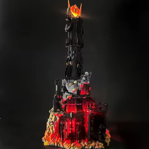 BYB LED Light Kit For LEGO 10333 Lord of the Rings: Barad Dur Sauron Dark Tower Castle Remote Contro