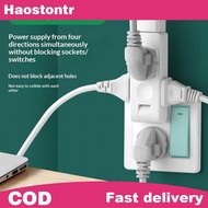 haostontr Wall Outlet Extender 180° Rotation Ultra Slim 2500W 4 AC Soets Multi Power Splitter for Ho