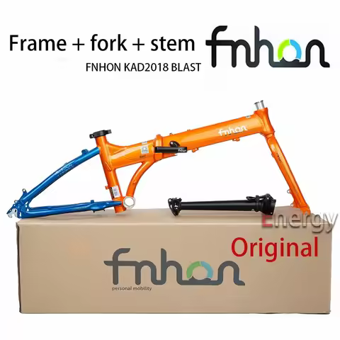 FNHON Folding Bicycle Disc Brake Frame 20 Sets of Two-wheel Modification 20-inch P8 SP18 Aluminum Al