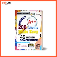 Project A++ 200 Idioms Made Easy & 42 English Compositions | Year 4, 5 & 6