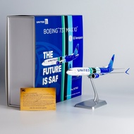Speedy Shipment-NG 1/200 United Airlines B737 MAX10 Alloy Airliner Model N27602 Environmentally Frie