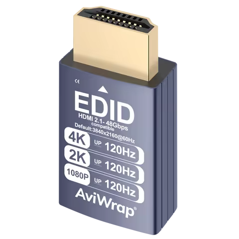 4K 120Hz HDMI 2.1 Dummy Plug, Headless Display for Remote Desktop, Supports 1440p@120Hz,1080p@120Hz 