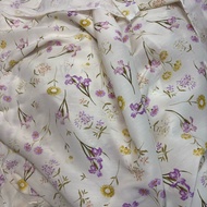 KATUN Fabric - premium silky slub cotton fabric - premium silky cotton fabric - floral patterned cot