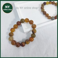 CRACKED AGATE Dragon Scale Orange Size 6-14 Mm. Genuine Stone Bracelet by NY online shop
