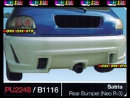 PU2248 Proton Satria PU Rear Bumper (NEO R3) Body kit Bodykit