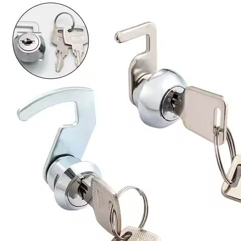 Cam Lock With Quick Clip Security Lock For Cash Drawer Locker Metal Cabinet Flight Box Lock DIY Cabi