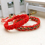 Original Lucky Bracelet Handmade Hollow Braided Bracelet Benming Student Lucky Couple Lucky Rope Bra