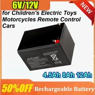 6V/12V 4.5Ah 8Ah 12Ah for Children's Electric Toys Motorcycles Remote Control Cars Rechargeable Batt