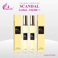 Combo 2 chai nước hoa nữ scandal charme 10ml