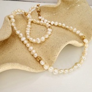 天然淡水巴洛克珍珠項鍊