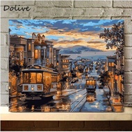 Unframed DIY Paint By Number Painting by Number Oil Painting On Kit Color By Number Canvas Digital S