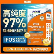American NOW NOW High Purity 97 Fish Oil 1230mg 36 Capsules DPA epa and dha Supplement20260325