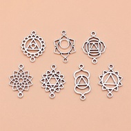 7pcs/set Chakra Connector Charms Accessories For Jewelry Jewelry Pendants Handmade