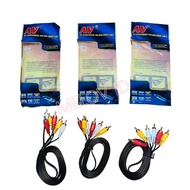 !! Cable 3 Rca to 3 Rca/Cable Rca - Rca Av Video/Cable 3 Rca Dvd Tv 1.5 Meters AUX