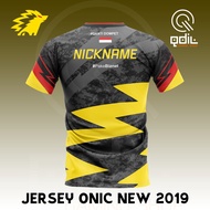 Jersey T-Shirt ONIC ESPORTS MPL, Fff, PUBGM, PUBGM GAMING