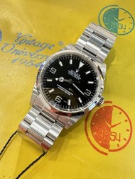 🌈🌈新返貨啦🌈🌈🖤🖤原裝SM黑面🖤🖤✅底蓋膠紙還在✅369款式💚大熱款式😍 Rolex Explorer 1 114270 連原裝勞力士78790A鋼帶👔36mm 狀態一流 淨錶👍🏻👍🏻BW3447（