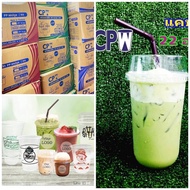 1000pcs Cup Plastik Capsule Brand  CPW Thailand Gelas Plastik Boba 12oz 14oz 16oz 18oz 20oz 22oz