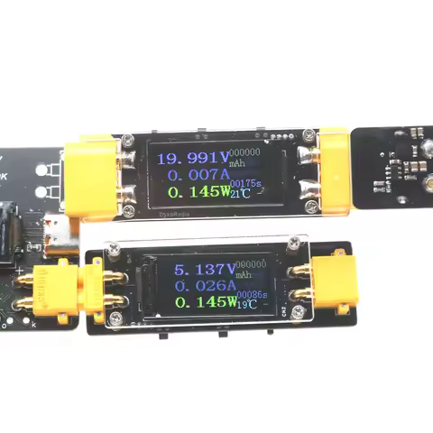 DC4.5V-36V 27A XT30 XT60 Meter Bidirectional Voltage Current Power Meter Coulomb Counter FOR drone R