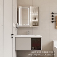 【SG Sellers】Bathroom Cabinet Bathroom Mirror Cabinet Suspended Vanity Bathroom Cabinets Aluminium Basin Cabinet With Mirror Cabinet