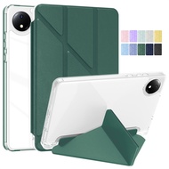 For Funda Xiaomi Redmi Pad SE 8.7 Case with Pen Holder Multi-folding Stand Clear Back Magnetic Shell