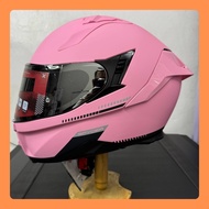 Spyder Fury S0 V3 Full Face Dual Visor Helmet matte pink