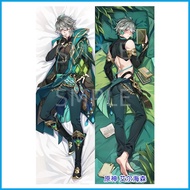 Genshin Impact Alhaitham Dakimakura Waifu Hugging Body Anime Cosplay Pillowcase 2 Side Print Throw P