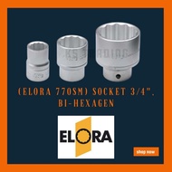 770 50MM OR 2" X  3/4"DR ORIGINAL(CLEARING STOCK) ELORA Socket , bi-hexagon