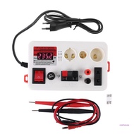 CON LED Quick Test Light Box Voltage Power Tester with Buzzer Used for E27 B22 E14