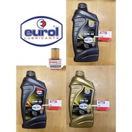 100% Eurol Lubricants Engine Oil / 10w-40 / 15w-50 / 5w-50 / FREE YAMAHA OIL FILTER