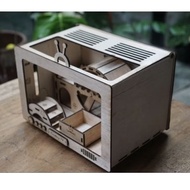 Gecko cage reptile aquarium hamster mini set