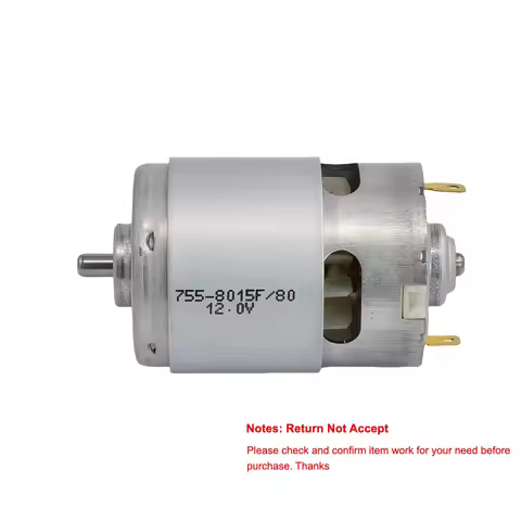 42mm RS-755-8015 755VC Motor DC 12V 14.4V 19200RPM High Speed Large Torque Electric Drill Ryobi circ