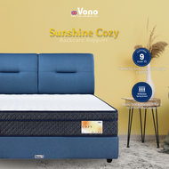 Vono Cozy Mattress (Tilam Vono) | 10 years Warranty | Orthomax Spring | 10-inch Thickness | Back Car