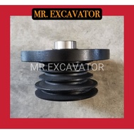 Hitachi EX EX200 EX200-5 ZX200 ZX200-1 6BG1 Excavator Engine Crankshaft Pulley Damper