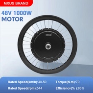[op009] MXUS Brand Electric Bike Conversion Kit 20-29Inch 700C 48V 1000W 72V 3000W 3.0Tyre Brushless