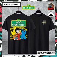 100% PREMIUM COTTON OFFWH1TE SESAME STREET 6 Cotton Tshirt T Shirt Men Women Unisex Baju Lelaki Wani