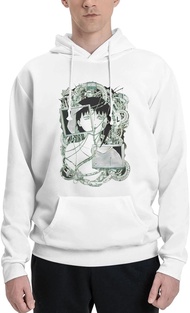 Serial Experiments Lain Anime Hoodie Sweatshirt Men's Pullover For Casual Long Sleeve Hoodies