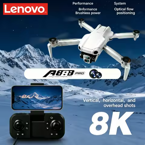 Lenovo A888 RC Drone 8K HD Dual Camera 5G WIFI FPV Screen Remote Control Brushless Motor Obstacle Av