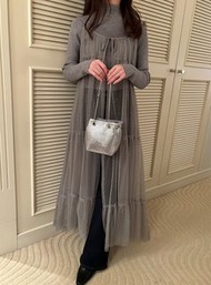現貨🇯🇵 日本官網購入 ♥ GRL 2way圓點薄紗吊帶罩衫