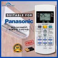 Panasonic Aircond Remote Control Model:A75C3299,A75C2644,A75C2650,A75C3156,A75C2596,A75C2600,A75C265