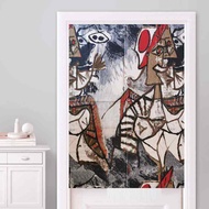 Ethnic Batik Printed Flax Fabric