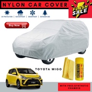 CAR COVER  FOR TOYOTA WIGO WITH SYNTHETIC CHAMOIS | WATERPROOF | HIGH QUALITY