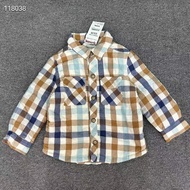 Fur-lined shirt for boys size 2-7y