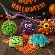 Colored Eyes (20pcs) | Edible Decor Candies | Cake Halloween Decor Candy 20g Halloween Cupcake