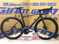 [香港樓上店] 2022 GIANT TCR Advanced PRO 1 Disc KOM (SRAM Rival eTap AXS 無線電件) 單車公路車 road bike rb [not Di2]