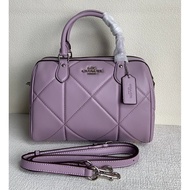 Coach Coach Rowan Crossbody Portable Zipper Compartment Boston Female Bag.Model cj610, Size 26.16.14