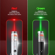 USB Rechargeable 5mw Laser Presentation Pen Pointer Green Red Light Beam Long Range