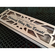[PREMIUM GIFT] Kotak Pensel Kayu / Boleh Ukir Nama / Hadiah Hari Guru / Gift / Teacher's Day