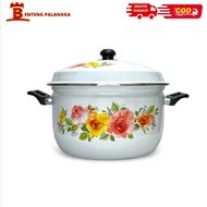 Oriental Stockpot Ideal Enamel 30cm 34cm 40cm/ Flower Pot White Cooking Pot Stock Pot