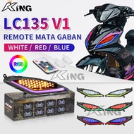 LC 135 V1 Mata Gaban LC135 V1 Light Pilot Light RGB Remote Control Lampu Signal Lampu Dada Yamaha LC